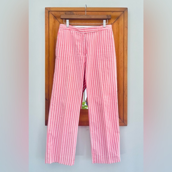 Brooks Brothers Pants - Brooks Brothers Light Pink and White Pants